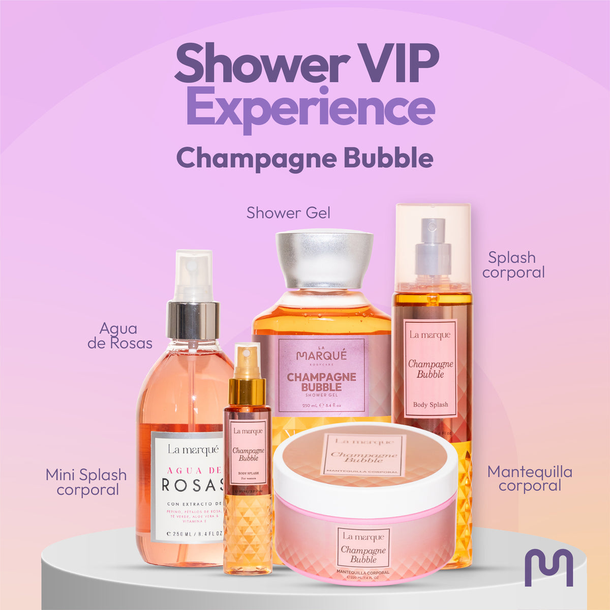 Kit Shower VIP Experience: Champagne Bubble
